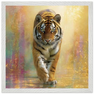 Majestic Tiger Framed Print - Ready to Hang Wall Decor