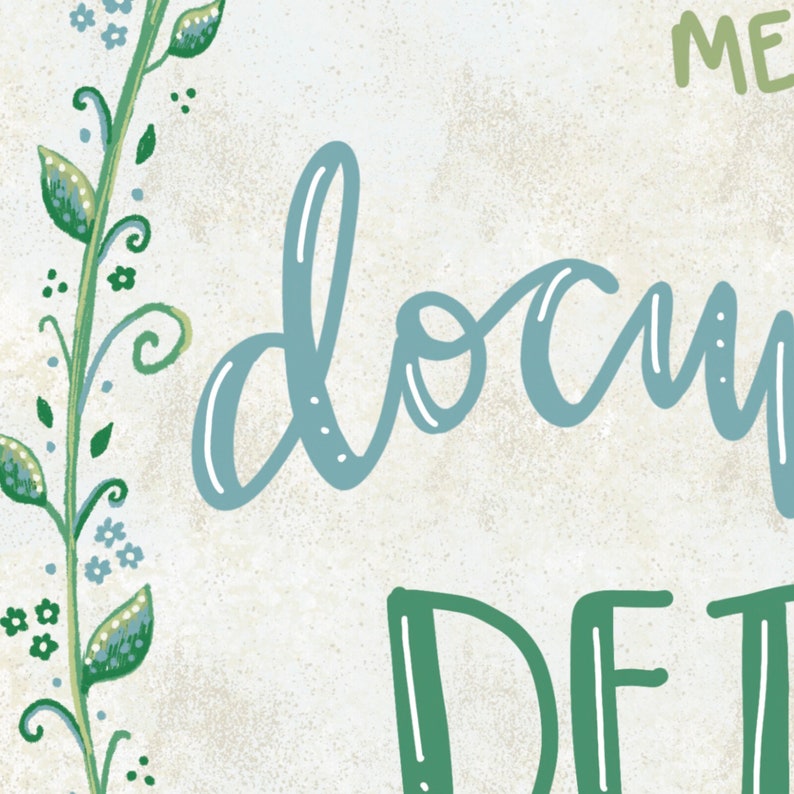 Medical Coding Printable Art Digital Download Documentation Detective ...