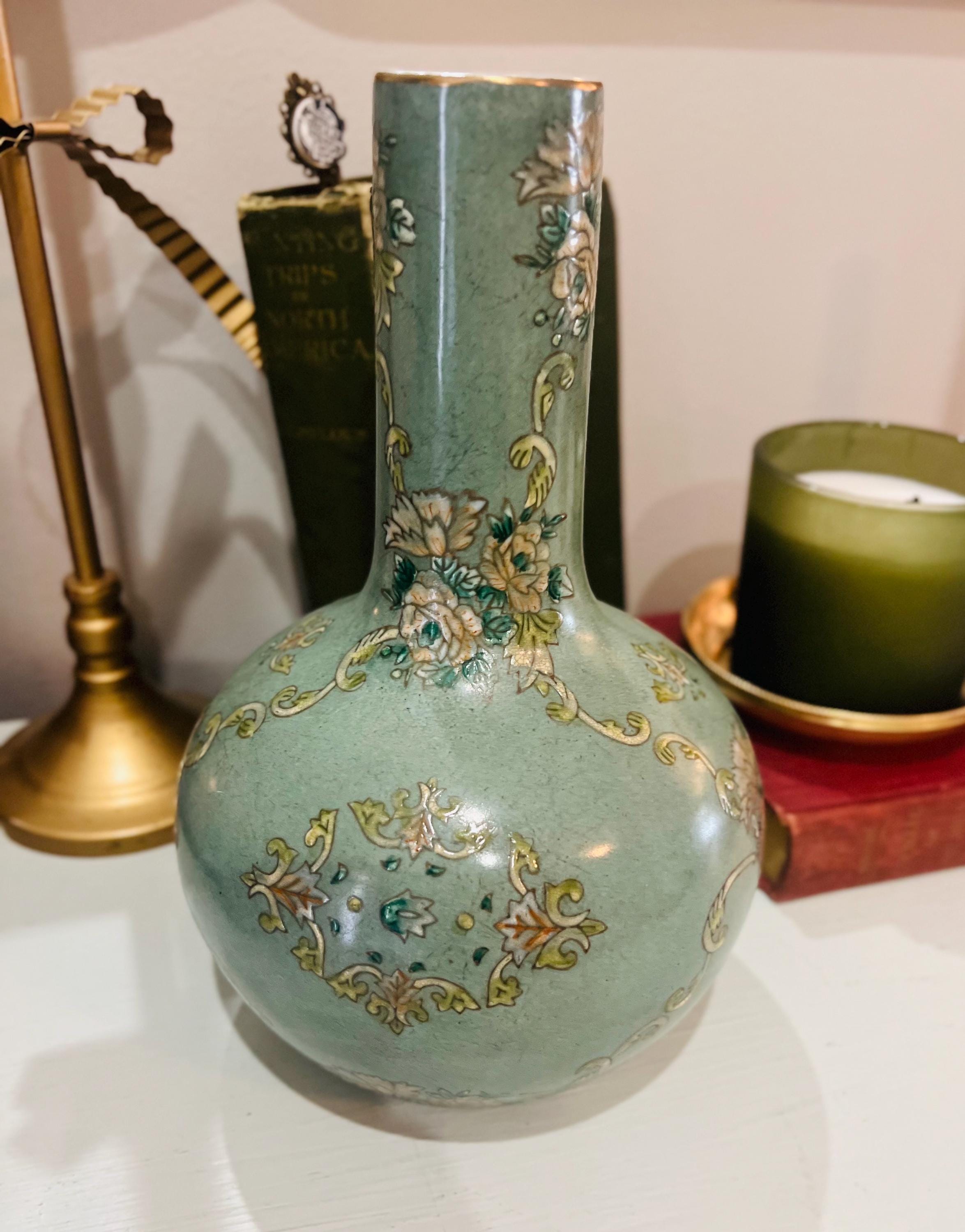 アンティーク 中国 セラドン Antique Chinese Celadon Vases - Etsy