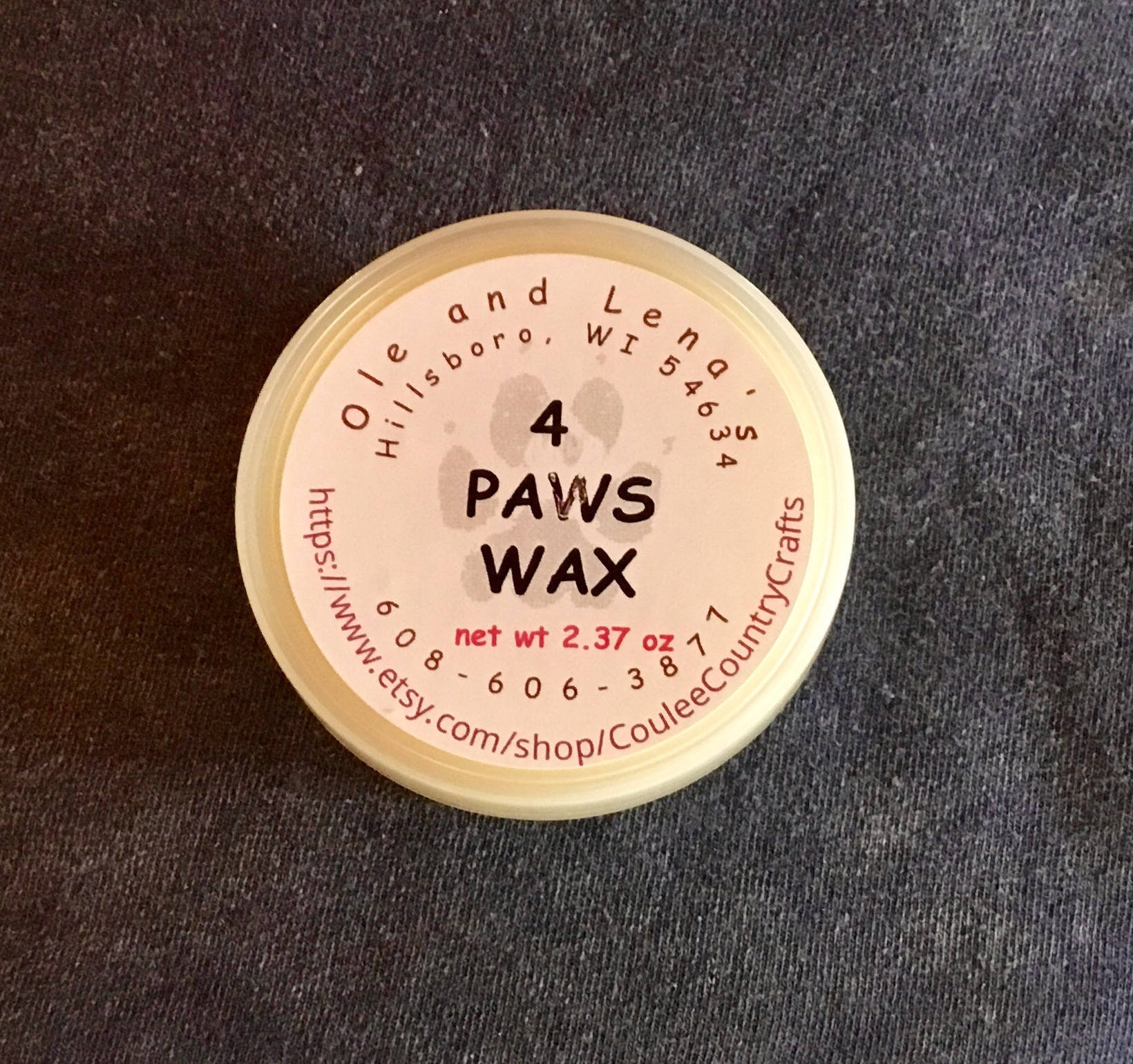 4 PAWS WAX Etsy