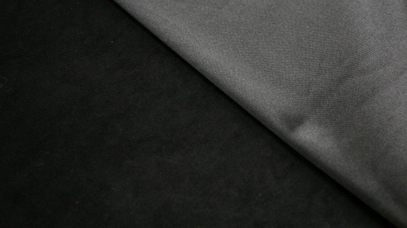 PALE GREY COLOUR FOUR WAY STRETCH SUEDETTE FABRIC