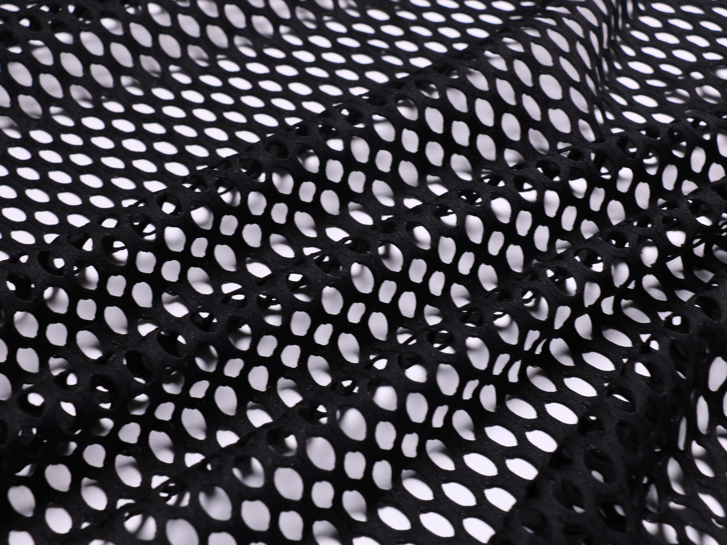 MESH FABRIC Black colour 2way stretch Large Etsy