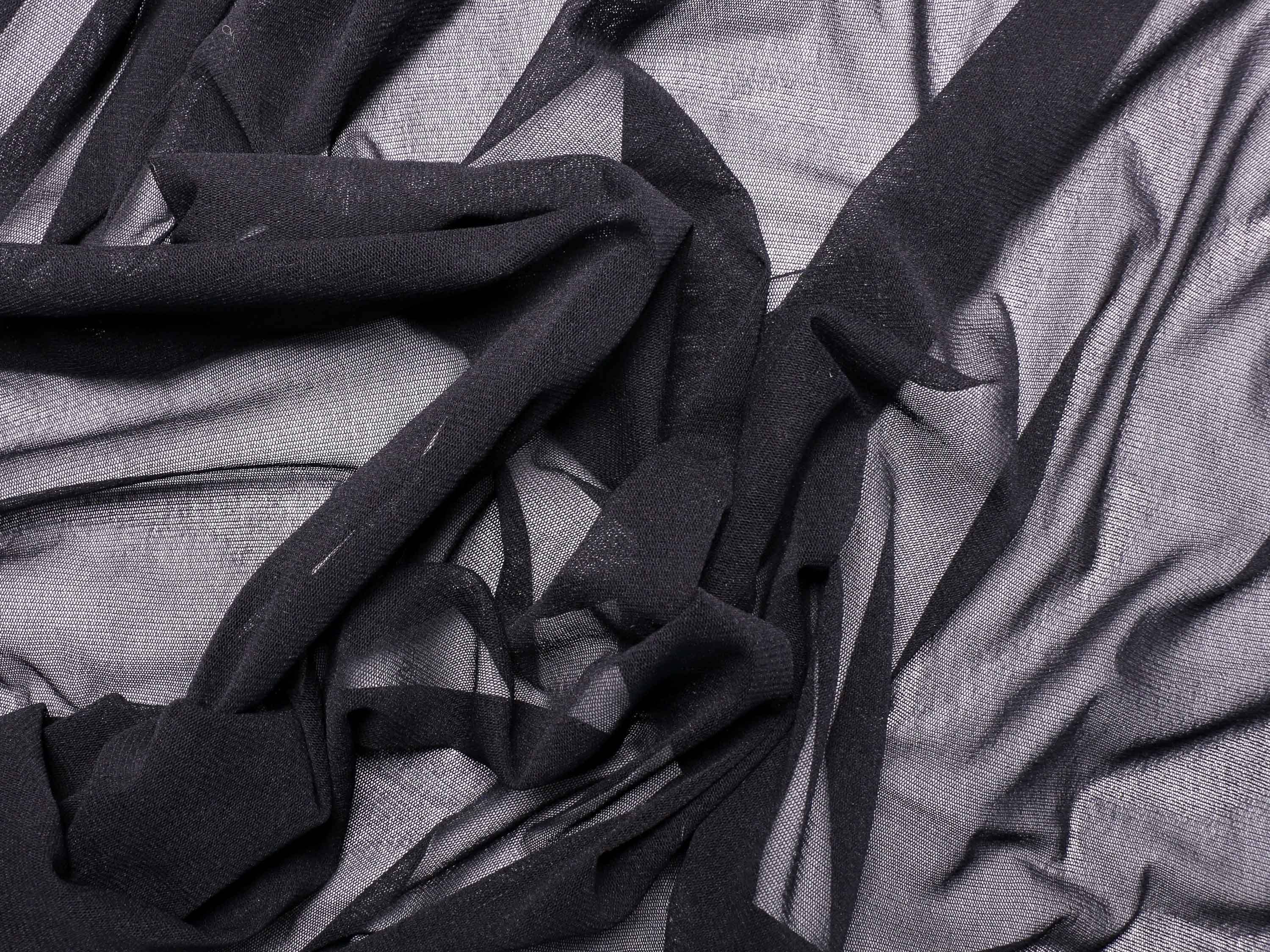 Stretchy Netting fabric 4 way Stretch Black navy blue and Etsy