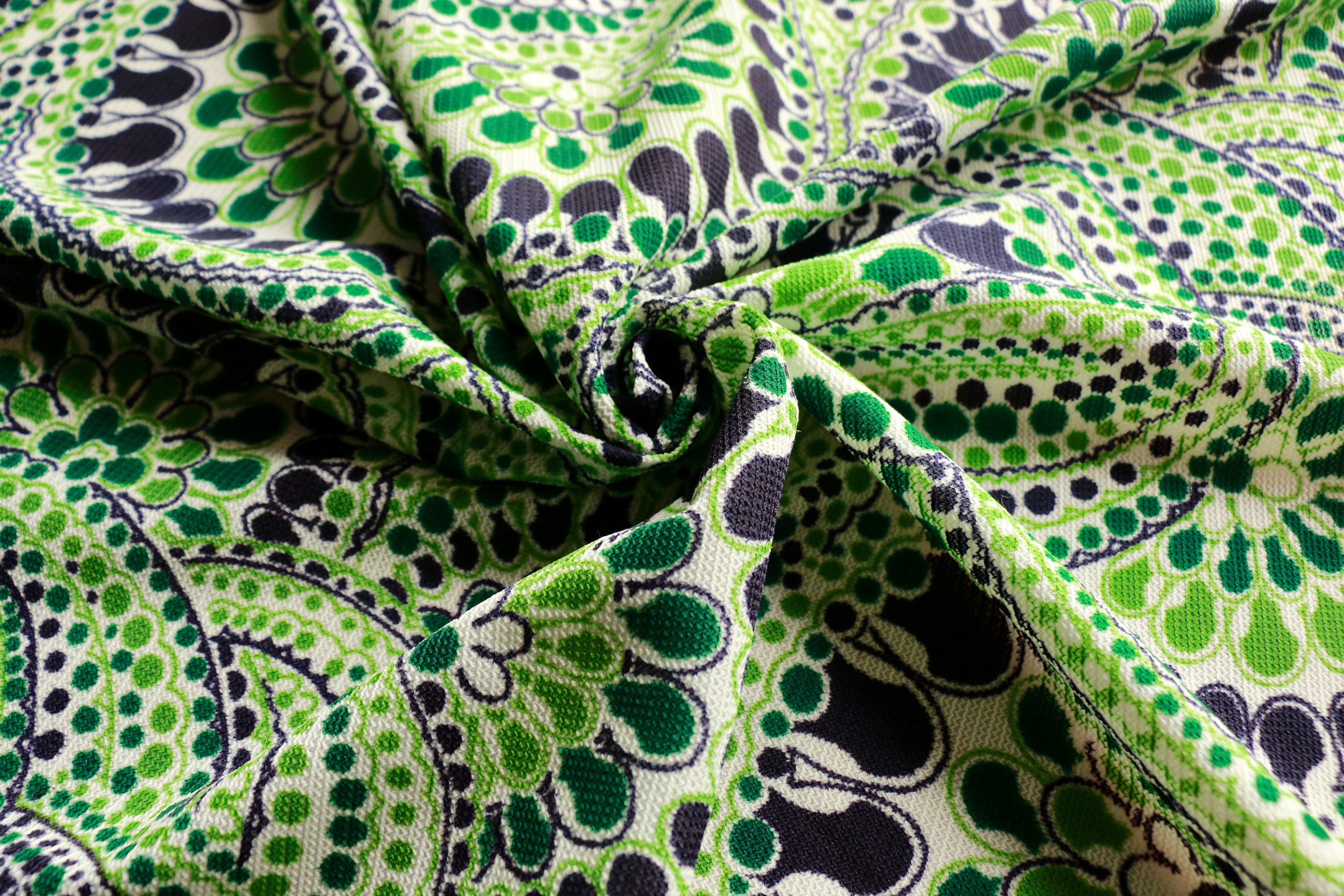 WOVEN CRIMPLENE FABRIC Vintage fabric Decorative design | Etsy