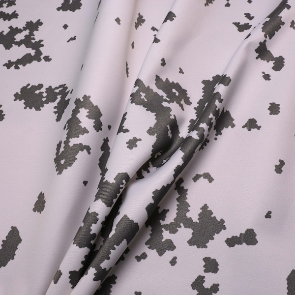 Viking Camouflage fabric - Grey, white - Water resistant - Medium weight  - 60"wide - Military