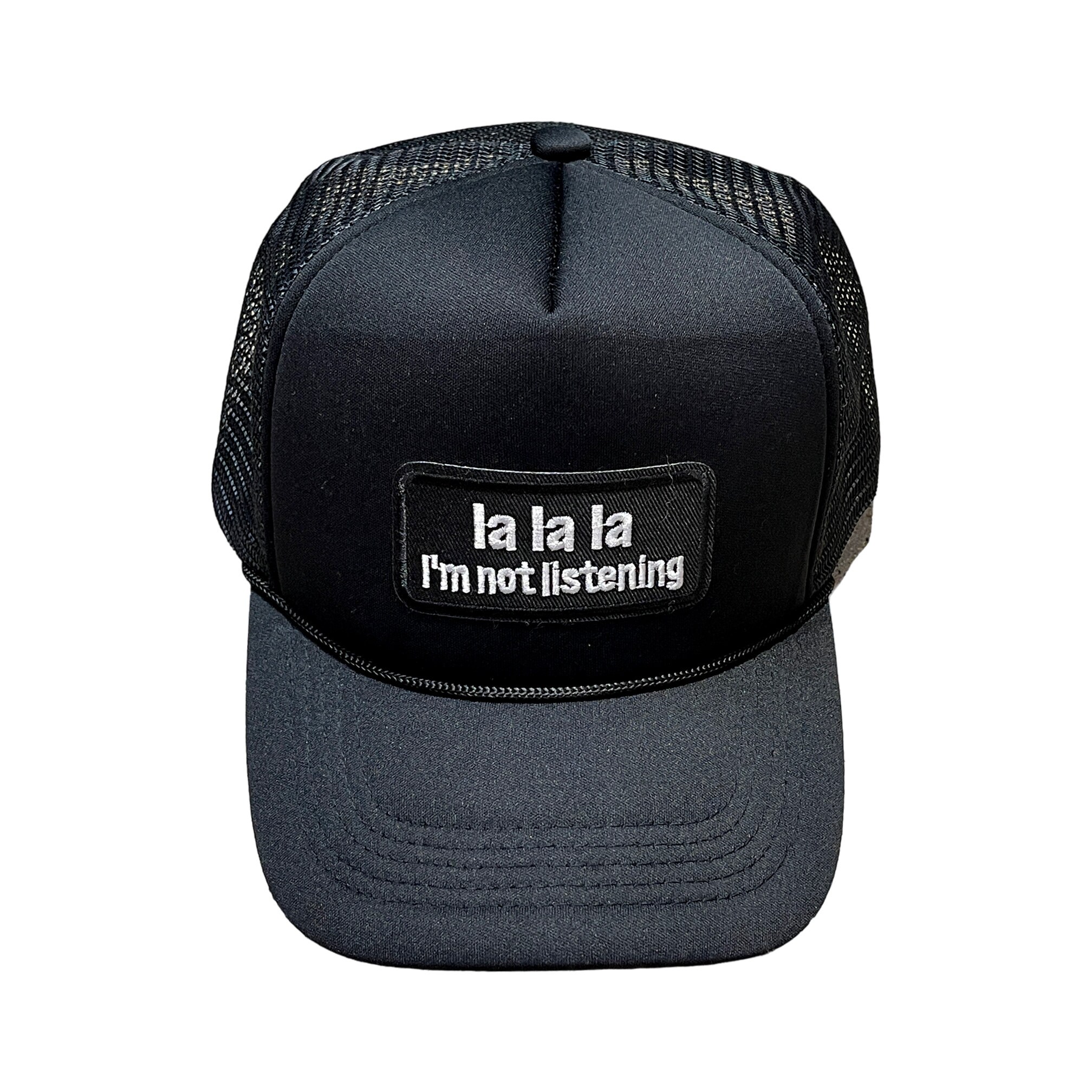[teket] / ☆ 25SS Mismatch Trucker Cap / Black Mismatch Trucker Cap Black - teket