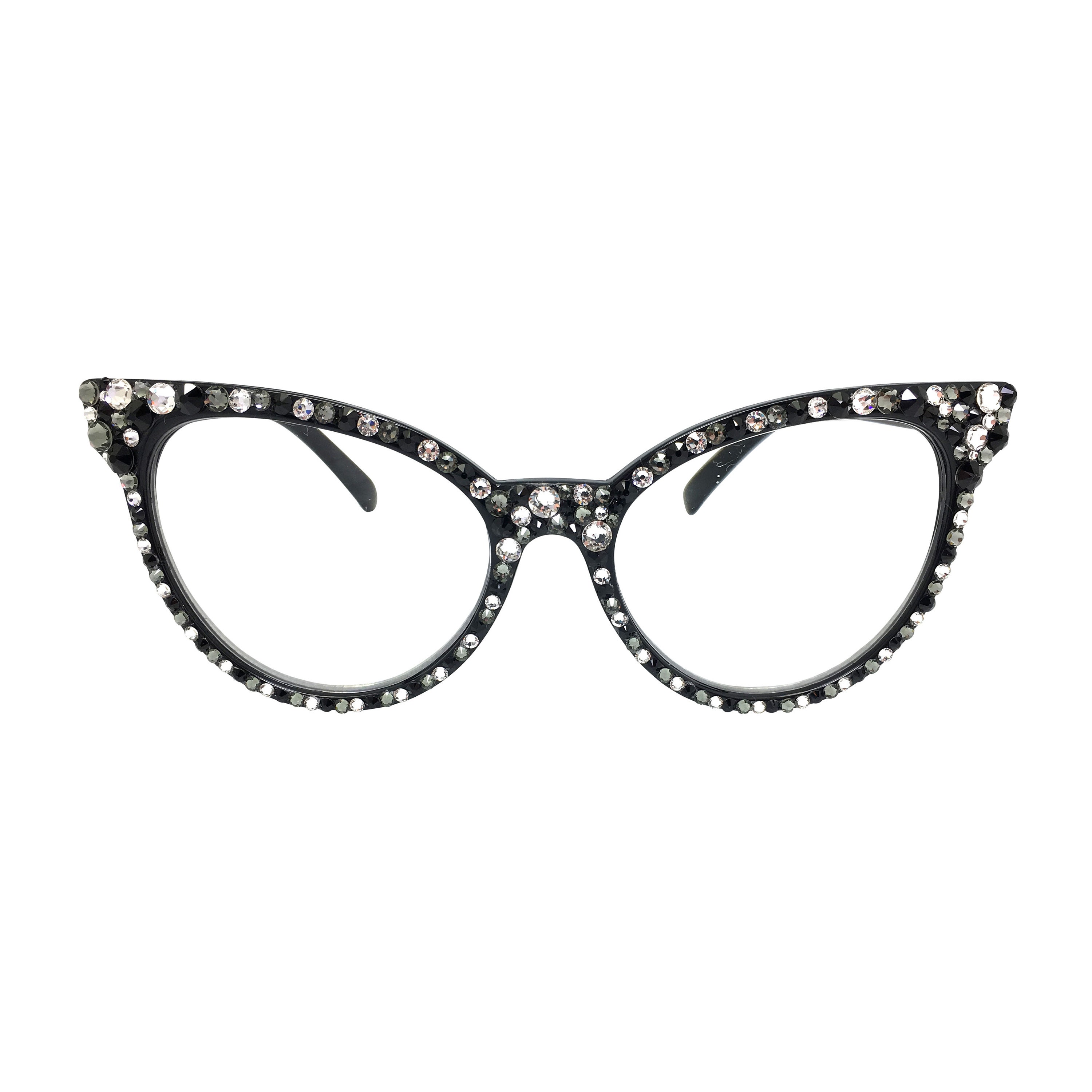 Women Metal Cat Eye Reading Glasses Candy Color Eyeglasses Readers I