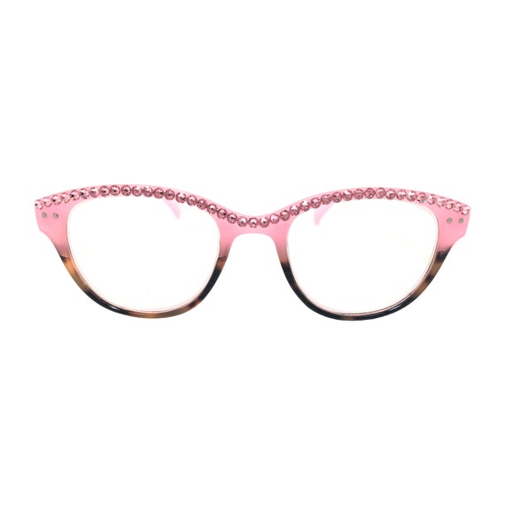 Glasses with swarovski crystal discount