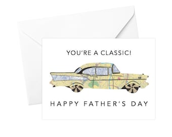 Father's Day Card.....You're A Classic! - Father's Day Card, Card For Dad, Love Dad Card, Fathers Day Card