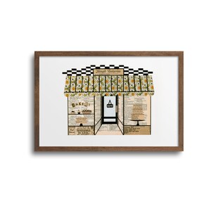 Cleveland Hough Bakery Prints | Notecards - Hough Bakery Poster, Cleveland Art Print, Cleveland Wall Art, Hough Bakery Cards
