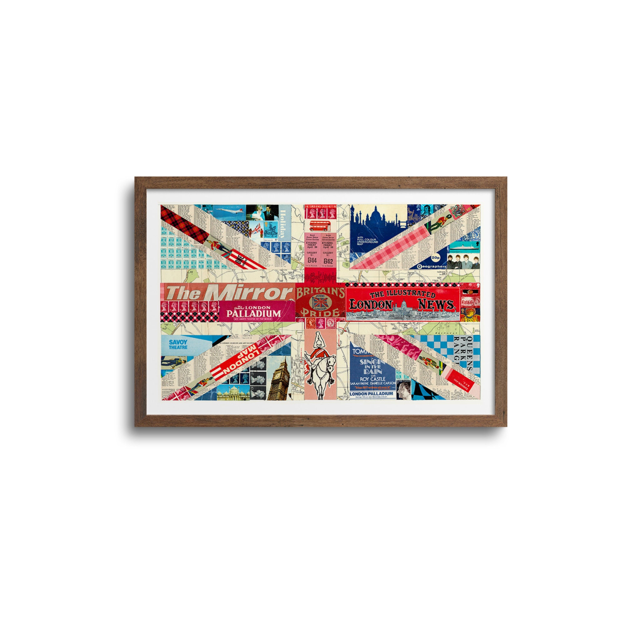 Union Jack Flag Prints Notecards Union Jack Poster - Etsy