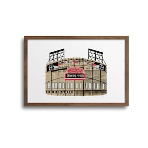 Wrigley Field Prints | Notecards - Chicago Cubs Poster, Chicago Baseball, Cubs Poster, Wrigley Field Art Print, Cubs Cards