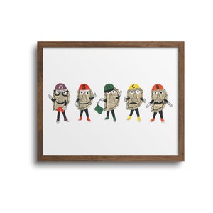 Pittsburgh Pierogi&#39;s Prints | Notecards - Pittsburgh Wall Art, Pittsburgh Cards, Pittsburgh Pirates Pierogi&#39;s, The Great Pierogi Race