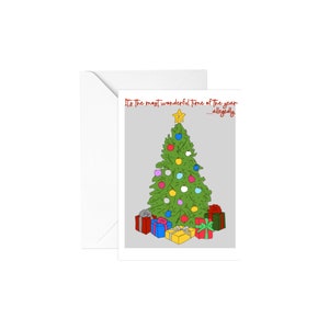 It&#39;s The Most Wonderful Time Of The Year! - Funny Christmas Card, Holiday Card, Snarky Christmas Card, Adult Holiday Card, Happy Holidays
