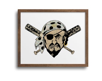 Pittsburgh Pirates Mascot Prints | Notecards - Pittsburgh Pirates Poster, Pirates Cards, Pittsburgh Baseball, Pirates Baseball