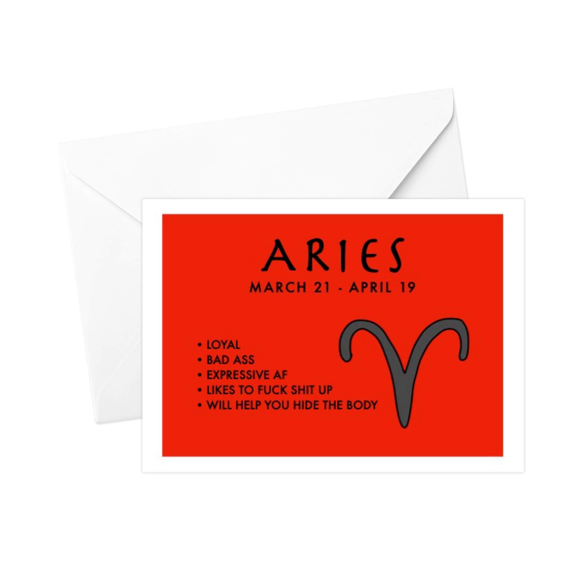 Aries Zodiac Birthday Card Funny Aries Birthday Card Aries - Etsy Australia Aries Zodiac Birthday Card Funny Aries Birthday Card Aries - Etsy Australia