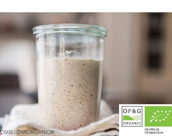 Masa madre de centeno orgánico de 46 años con levadura silvestre, Distrito de los Lagos, 80 g