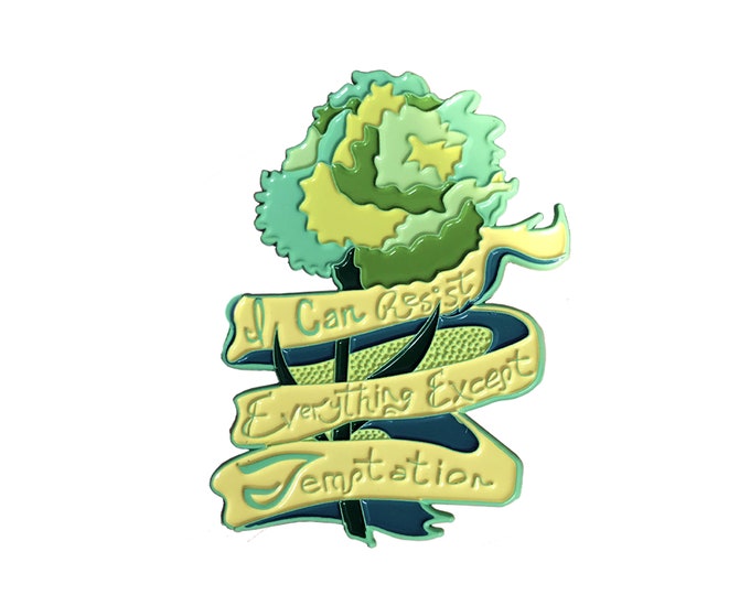 Oscar Wilde resist Green Carnation Soft Enamel Pin Etsy