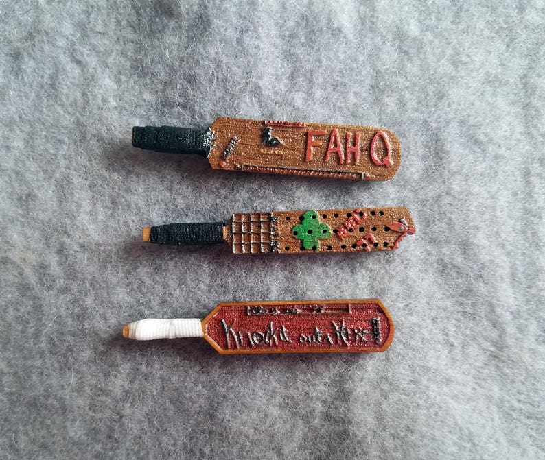 Dazed and Confused Inspired Paddle Pins Wooden Lapel Pin Etsy