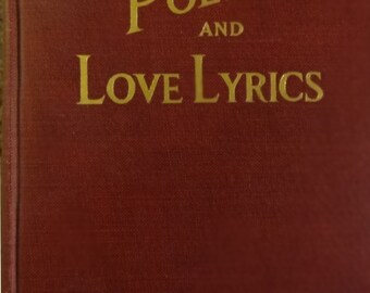 Soul Poems and Love Lyrics, David V. Bush, 1916, Presumed 1st Edition - Poetry, Romance, Love Poem, Valentines Day