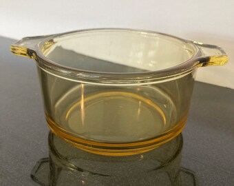 Pyr-O-Rey Dynaware Amber Yellow Glass Cooking Dish -960