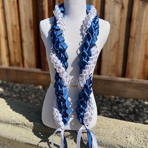 Satin Braided Ribbon Twist Lei’s for Promotion Ceremonies, Graduation Ceremonies, Senior Night or Awards Ceremonies