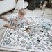 Organic World Explorer Play Mat - Playmat - Nursery Rug -Unisex - Neutral Baby Gift Shower - Nursery Decor - Kids Room - Now Ready to Ship 