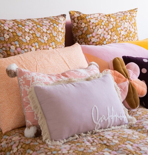 personalised cotton pillowcases