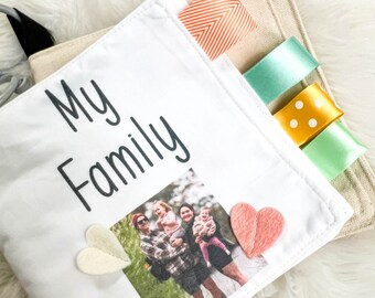 Family Fabric Photo Book - Deluxe Version