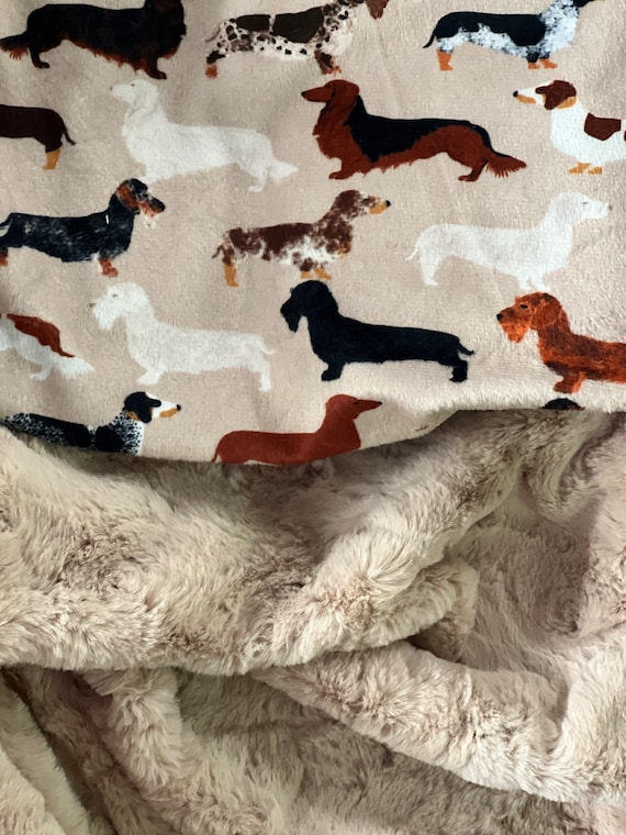 Minky Lovey or Blanket Dachshund Doxie Handmade Luxury Baby Blanket Baby Gift Gender Neutral Unisex Dog Breeds Sausage Dog Etsy UK