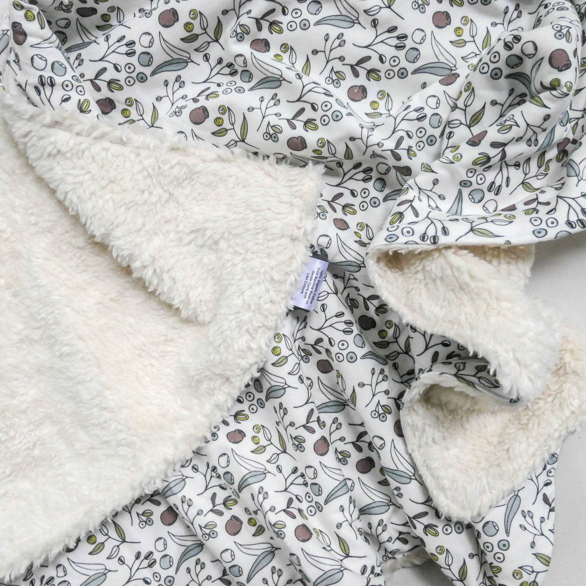 Organic sherpa blanket hotsell