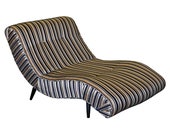 Vintage Adrian Pearsall Mid Century Modern Scoop Wave Chaise Lounge Chair