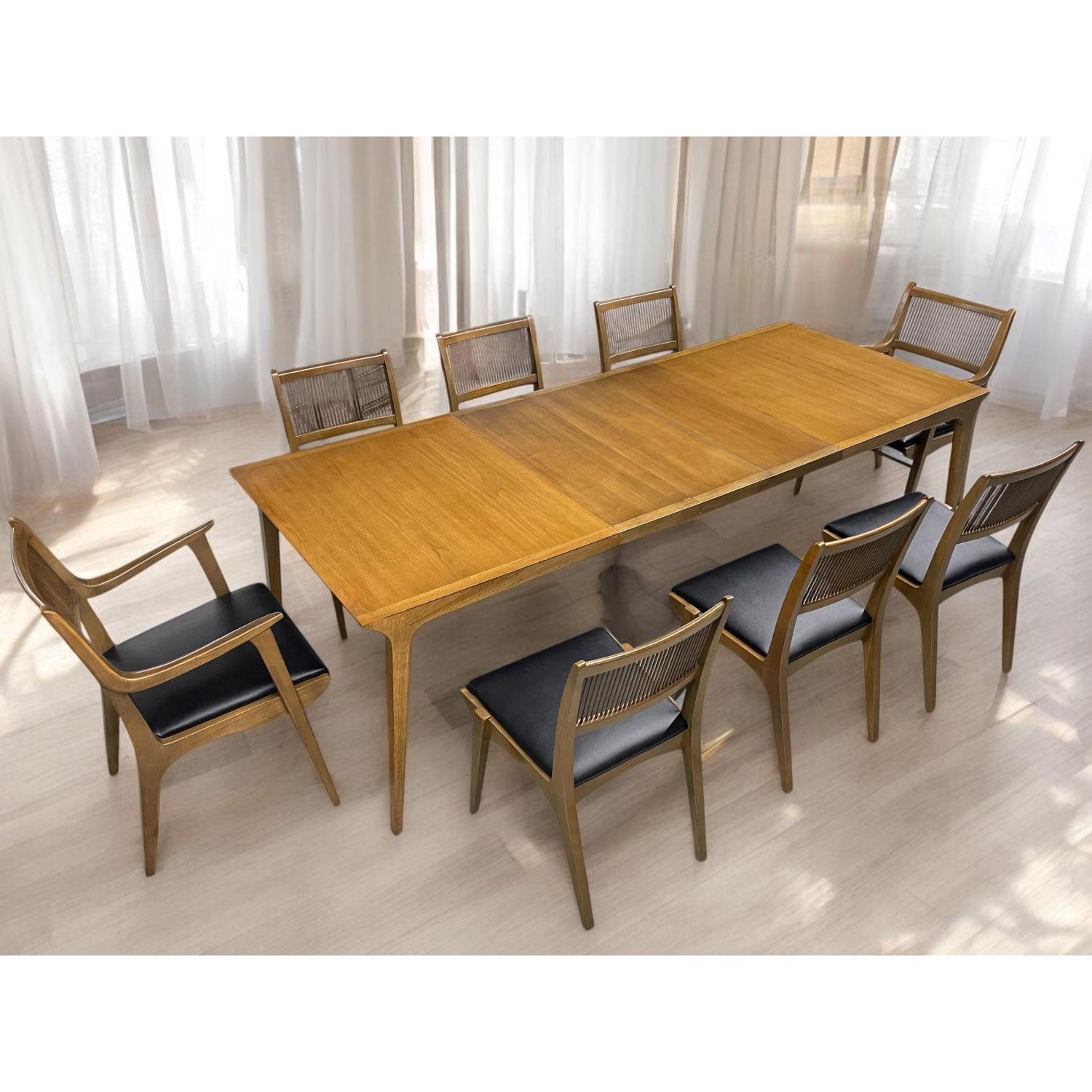 1950's Drexel Profile K44 Extending Dining Table by John Van Koert