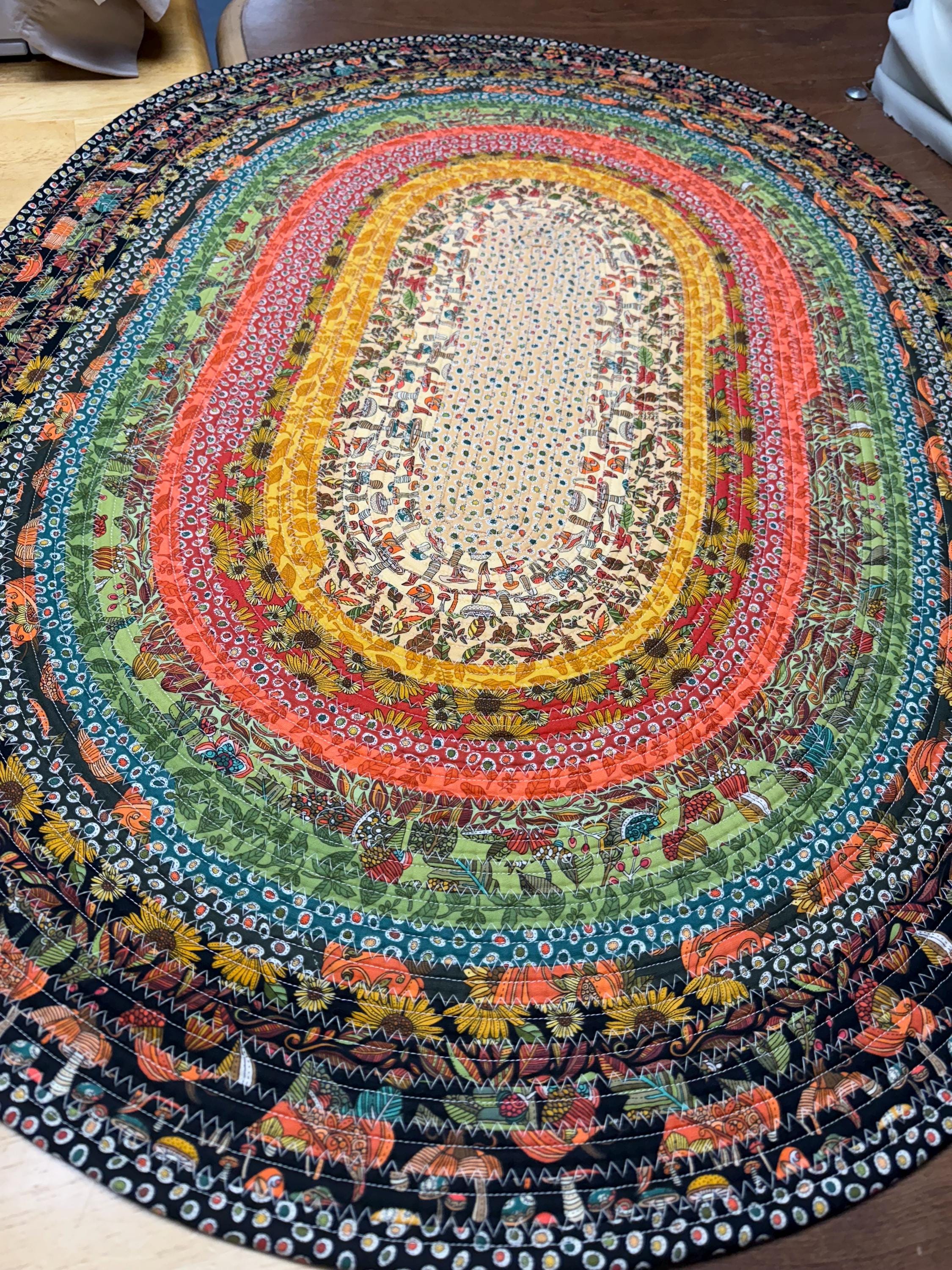 Bright and Bold Jelly Roll Rug - Etsy