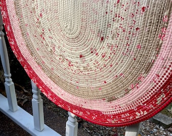 Jelly roll throw rug “Sugarberry”