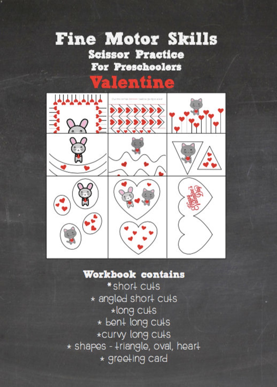 Printable Cutting Worksheets for Preschoolers | Cutting Skills ...