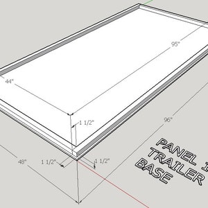 Digital drawings and instructions how to build a DIY Tiny Camper image 4