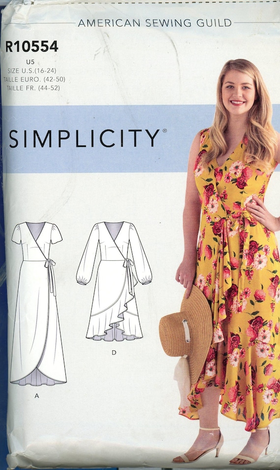 Simplicity R10554 US Size 16-24 Retro 40s Womens Dresses Ff Uncut Rare - Etsy Simplicity R10554 US Size 16-24 Retro 40s Womens Dresses Ff Uncut Rare - Etsy