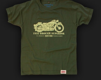 1932 Brough Superior in Army Green