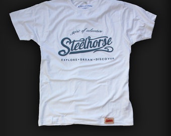 OFFICIAL STEELHORSE  Logo-T on White