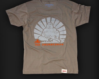 STEELHORSE 'The Journey' Men's Motorcycle T-shirt in Mushroom Grey