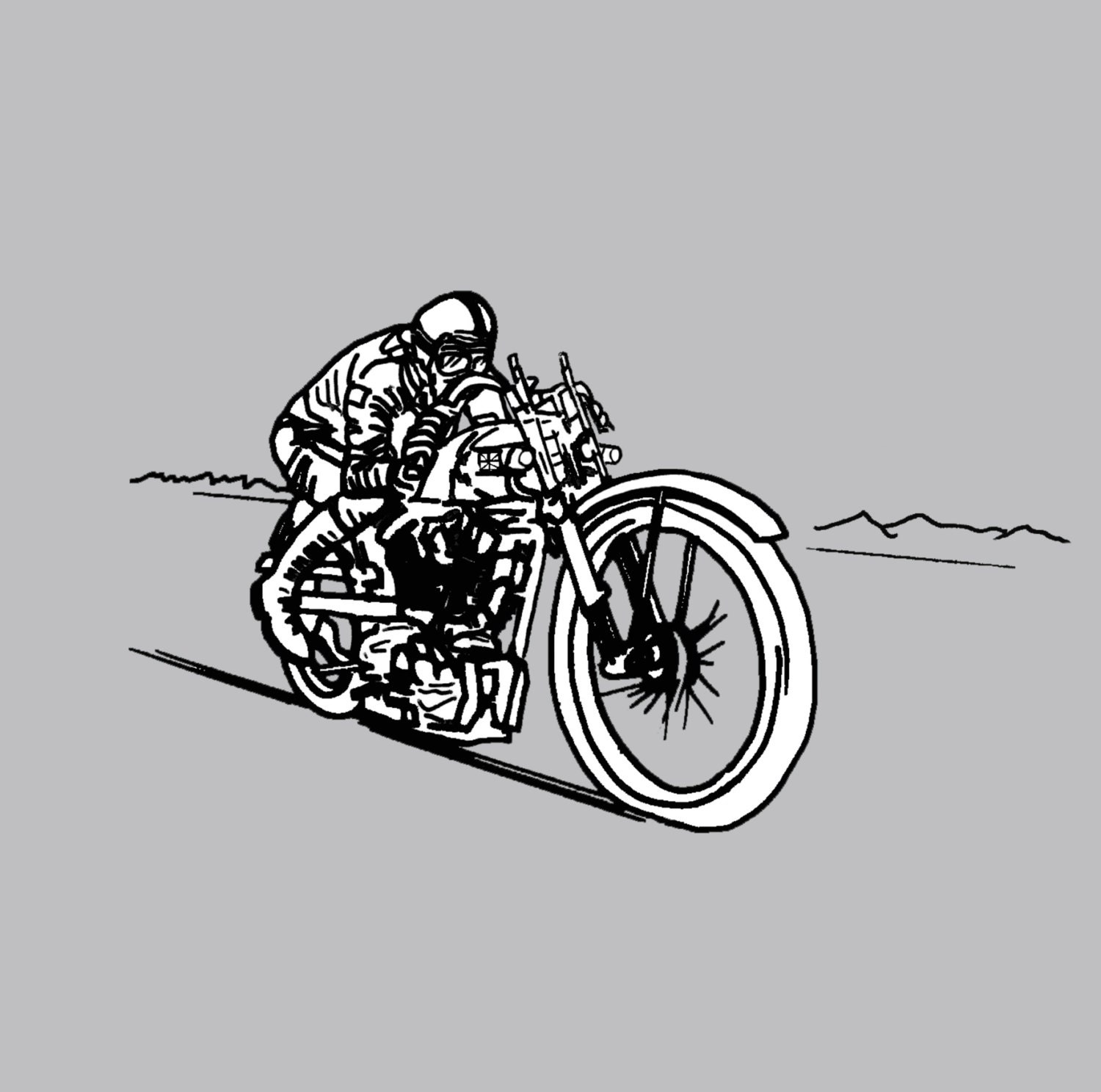 STEELHORSE 'salt Racer' Men's Motorcycle T-shirt - Etsy