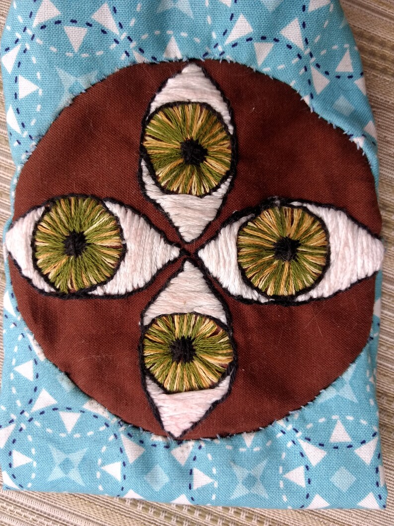 Tarot Card Bag The All Seeing Eye Etsy