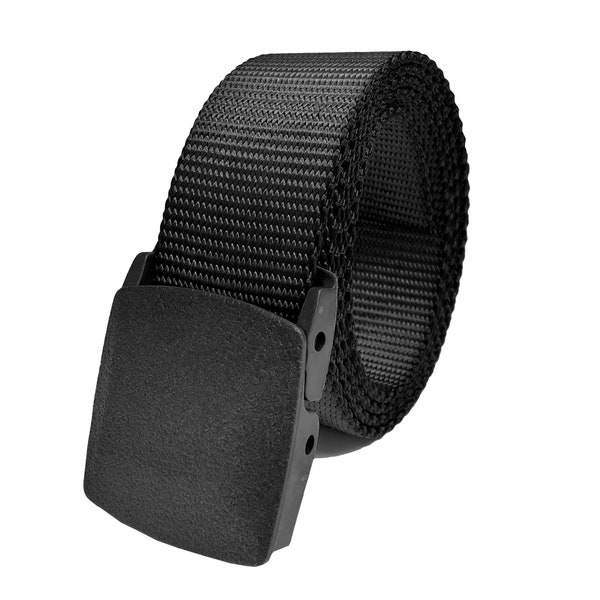 Build A Belt Men's 1.5" Heavy Duty Plastic Cam Buckle with Adjustable High Strength Nylon Utility Belt
