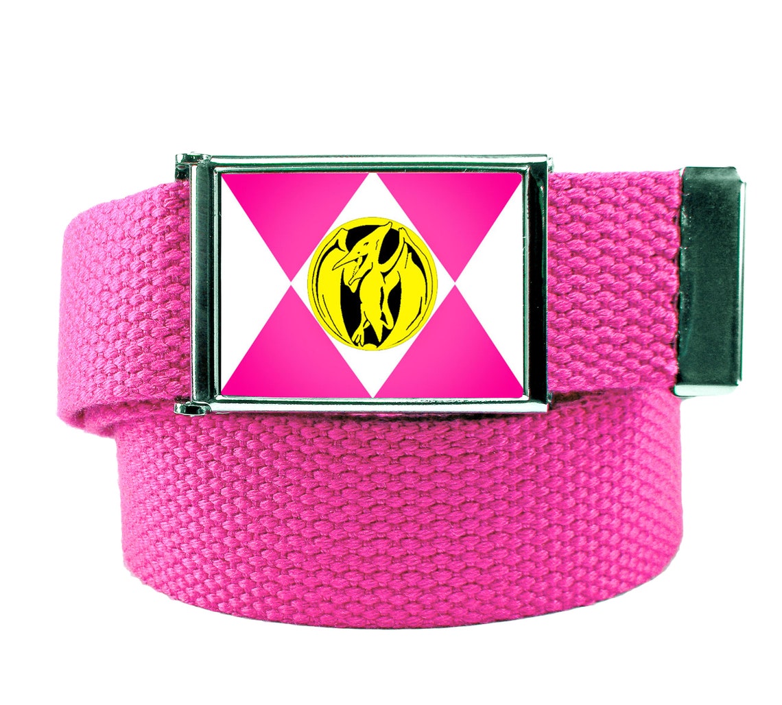 Power Ranger Belt Pack for Red Blue Pink Green White Etsy