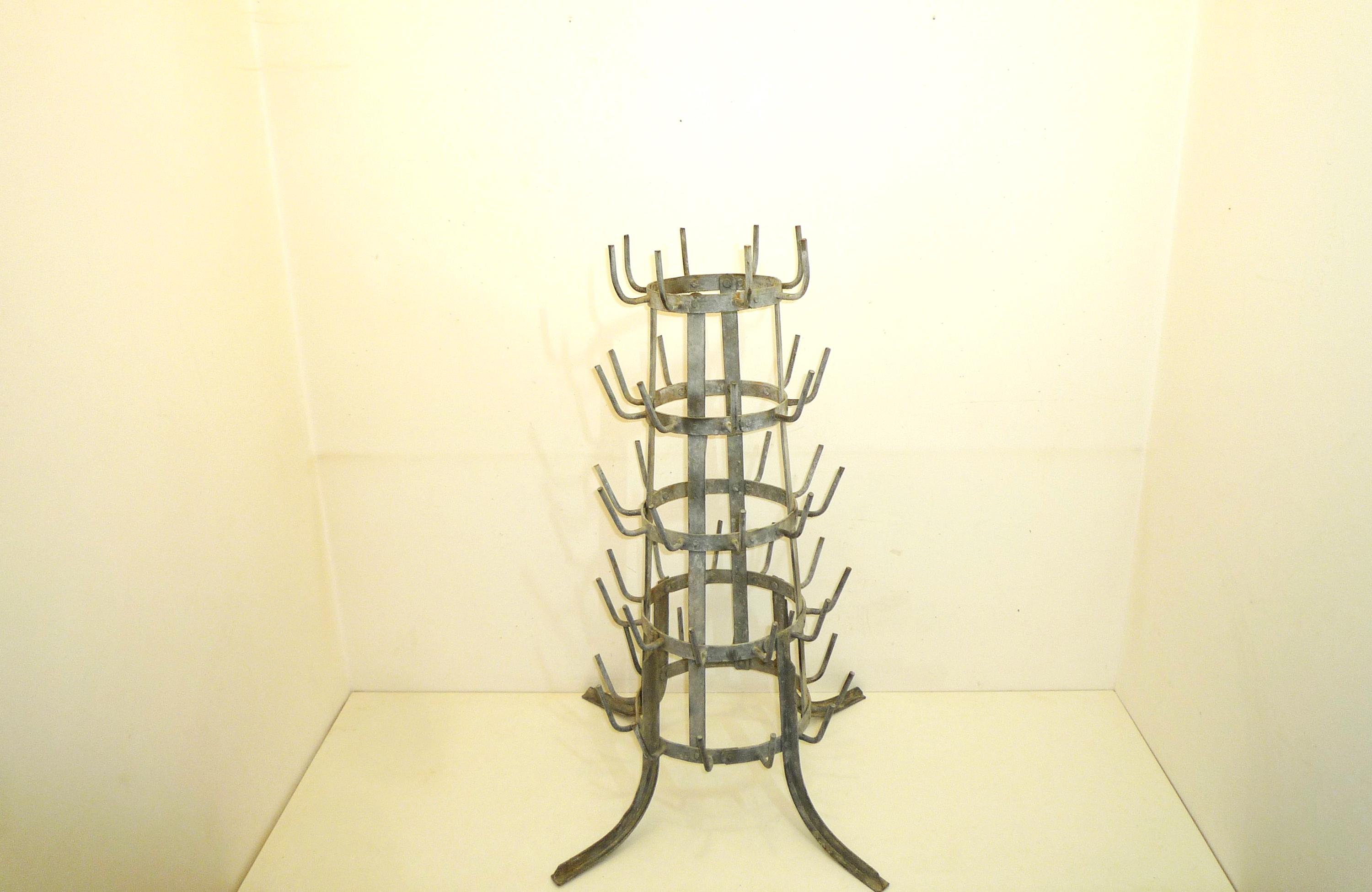 French Wine Bottle Drying Rack - Etsy