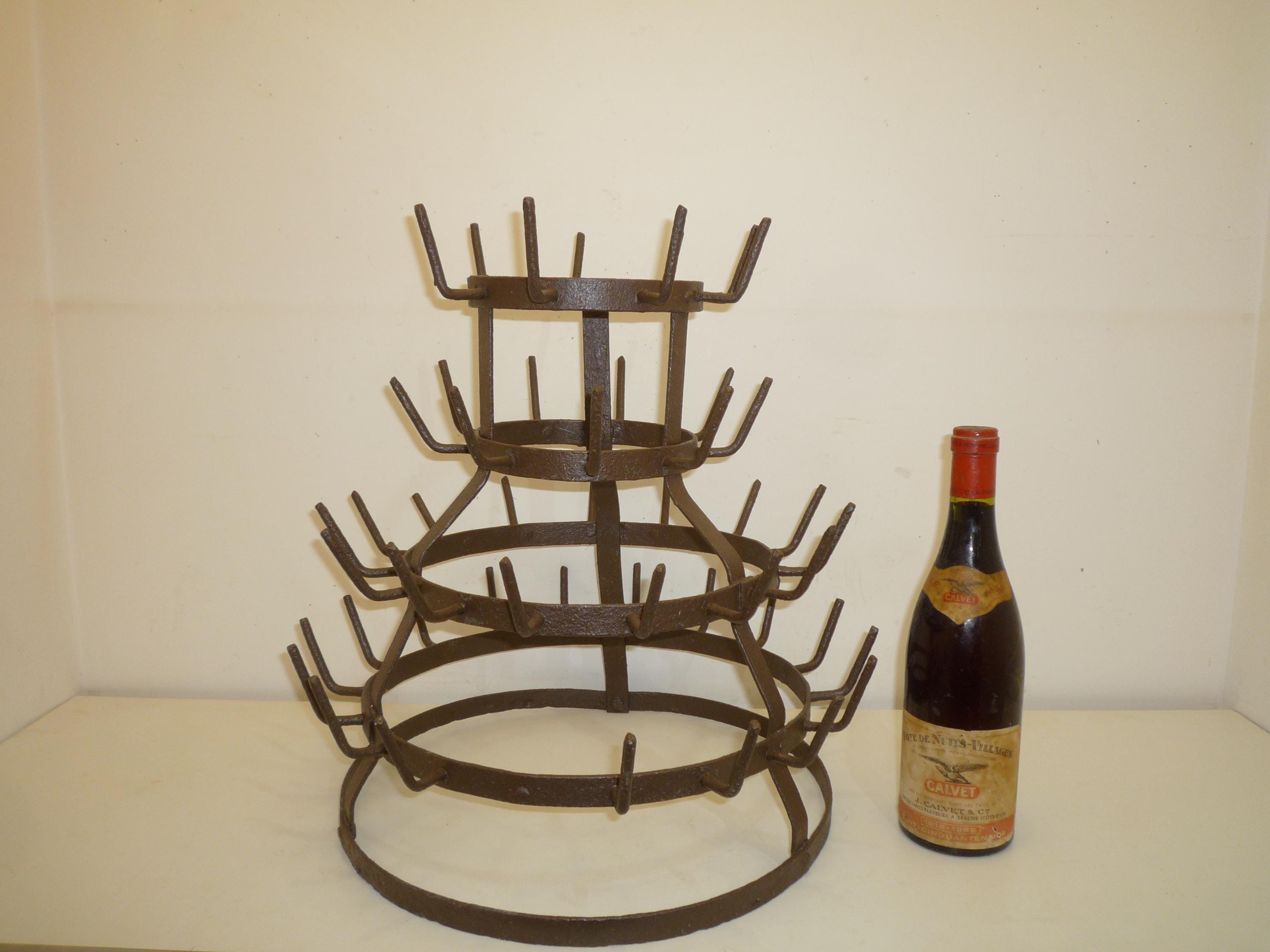 French Wine Bottle Drying Rack - Etsy