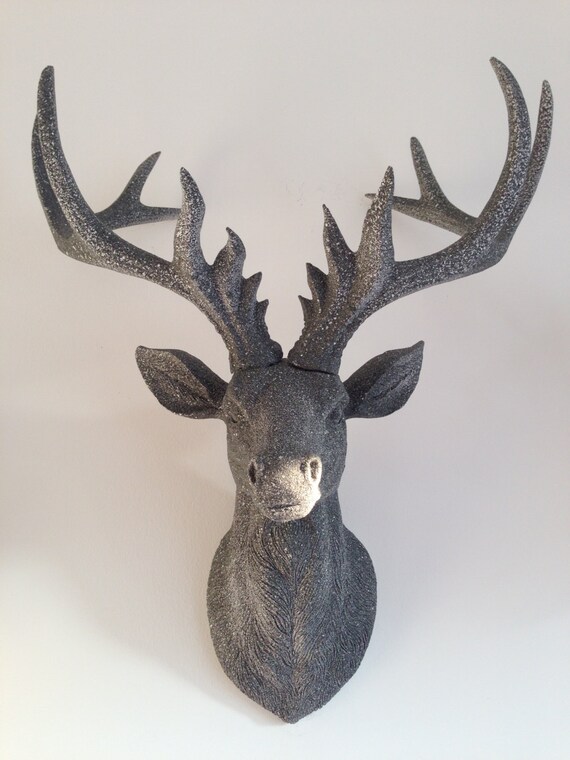 stuffed stag head