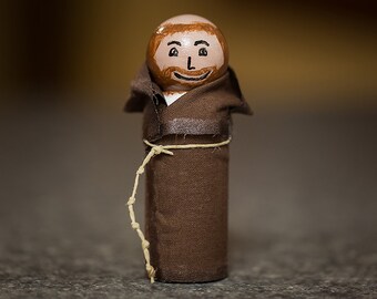 St. Francis of Assisi Peg Doll