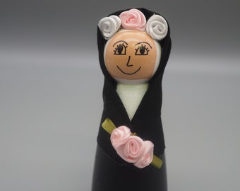 Saint Rose of Lima  peg doll